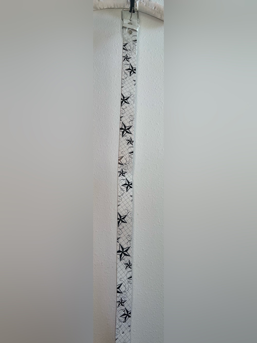 Black and White Punk Star Belt